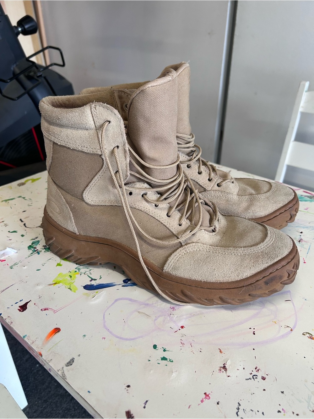 Men's Tactical-Style Lace-up Oakley boots. Make an offer